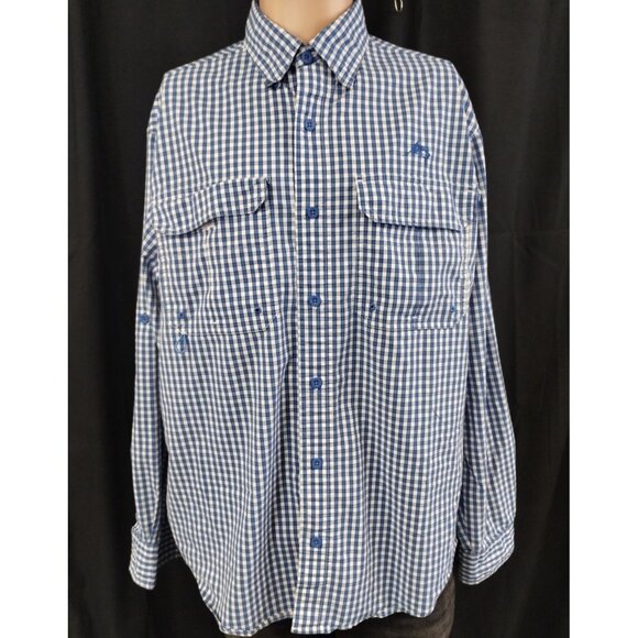 Worldwide Sportsman Other - Worldwide Sportsman Men's Blue/White Shirt/Button Up SzXL SKU3351
